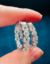 Load image into Gallery viewer, Stunning Diamond Hoop Earrings-5.36