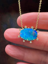 Load image into Gallery viewer, Suzy Landa Opal and Diamond Necklace