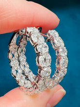 Load image into Gallery viewer, Stunning Diamond Hoop Earrings-5.36