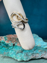 Load image into Gallery viewer, Triple Swirl Bypass Diamond Ring
