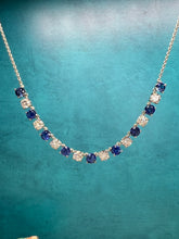 Load image into Gallery viewer, Sapphire and Diamond Necklace