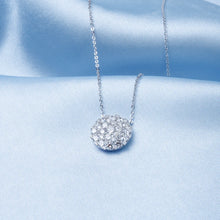 Load image into Gallery viewer, Diamond Cluster Necklace