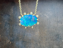 Load image into Gallery viewer, Suzy Landa Opal and Diamond Necklace