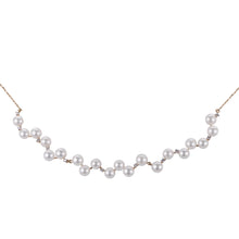 Load image into Gallery viewer, Garland Pearl and Diamond Necklace