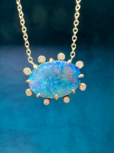 Load image into Gallery viewer, Suzy Landa Opal and Diamond Necklace