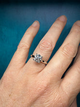 Load image into Gallery viewer, Platinum and Diamond Solitaire Ring