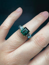 Load image into Gallery viewer, Suzy Landa Tourmaline and Aquamarine Ring