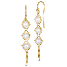Load image into Gallery viewer, Amali Three Pearl Earrings E-1806-P