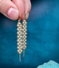 Load image into Gallery viewer, Amali Woven Pearl Earrings E-1629-P