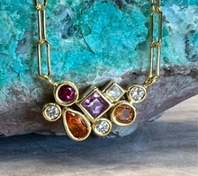 Load image into Gallery viewer, Lauren K Necklace-Bea Orange and Pink