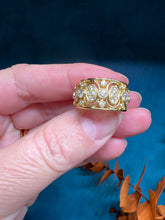 Load image into Gallery viewer, Simon G Wide Yellow Gold and Diamond Band LP2389