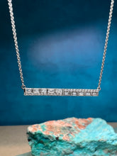 Load image into Gallery viewer, Baguette and Round Bar Necklace