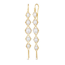 Load image into Gallery viewer, Amali Textile Pearl Earrings E-1747(S)-P