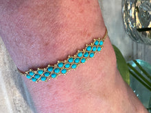 Load image into Gallery viewer, Amali Woven Turquoise Bracelet B-1608-TQ