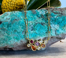 Load image into Gallery viewer, Lauren K Necklace-Bea Orange and Pink