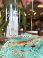 Load image into Gallery viewer, Baguette and Round Bar Necklace