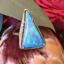 Load image into Gallery viewer, Lauren K Statement Australian Opal Ring