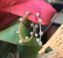 Load image into Gallery viewer, Suzy Landa Diamond Hoop Earrings