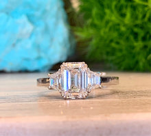 Load image into Gallery viewer, Emerald Cut Diamond Ring-2.47 CTW