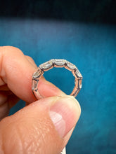 Load image into Gallery viewer, Emerald cut Diamond Band
