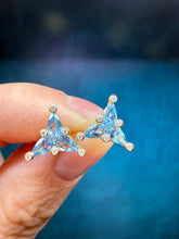 Load image into Gallery viewer, Suzy Landa Aquamarine Studs Trio
