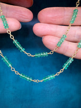 Load image into Gallery viewer, Suzy Landa Emerald Bead Necklace
