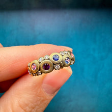 Load image into Gallery viewer, Alex Sepkus Candy Ring R122S Purple/Blue
