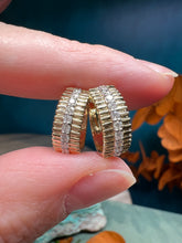 Load image into Gallery viewer, Fluted Huggie Hoop Earrings
