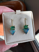 Load image into Gallery viewer, Lauren K Opal and Tourmaline Earrings
