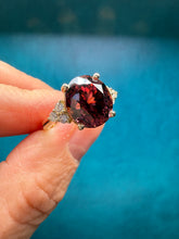 Load image into Gallery viewer, Red Zircon Ring
