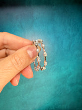 Load image into Gallery viewer, Multi Shape Diamond Hoop Earring
