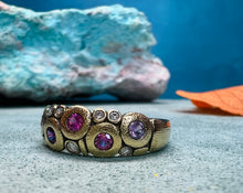 Load image into Gallery viewer, Alex Sepkus Candy Ring Pink/Purple R-122S
