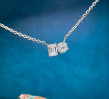 Load image into Gallery viewer, Two Diamond Necklace
