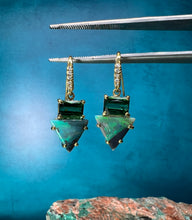 Load image into Gallery viewer, Lauren K Opal and Tourmaline Earrings
