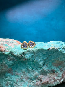 Gray Lavender Spinel Earrings