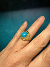 Load image into Gallery viewer, Cushion Turquoise Ring
