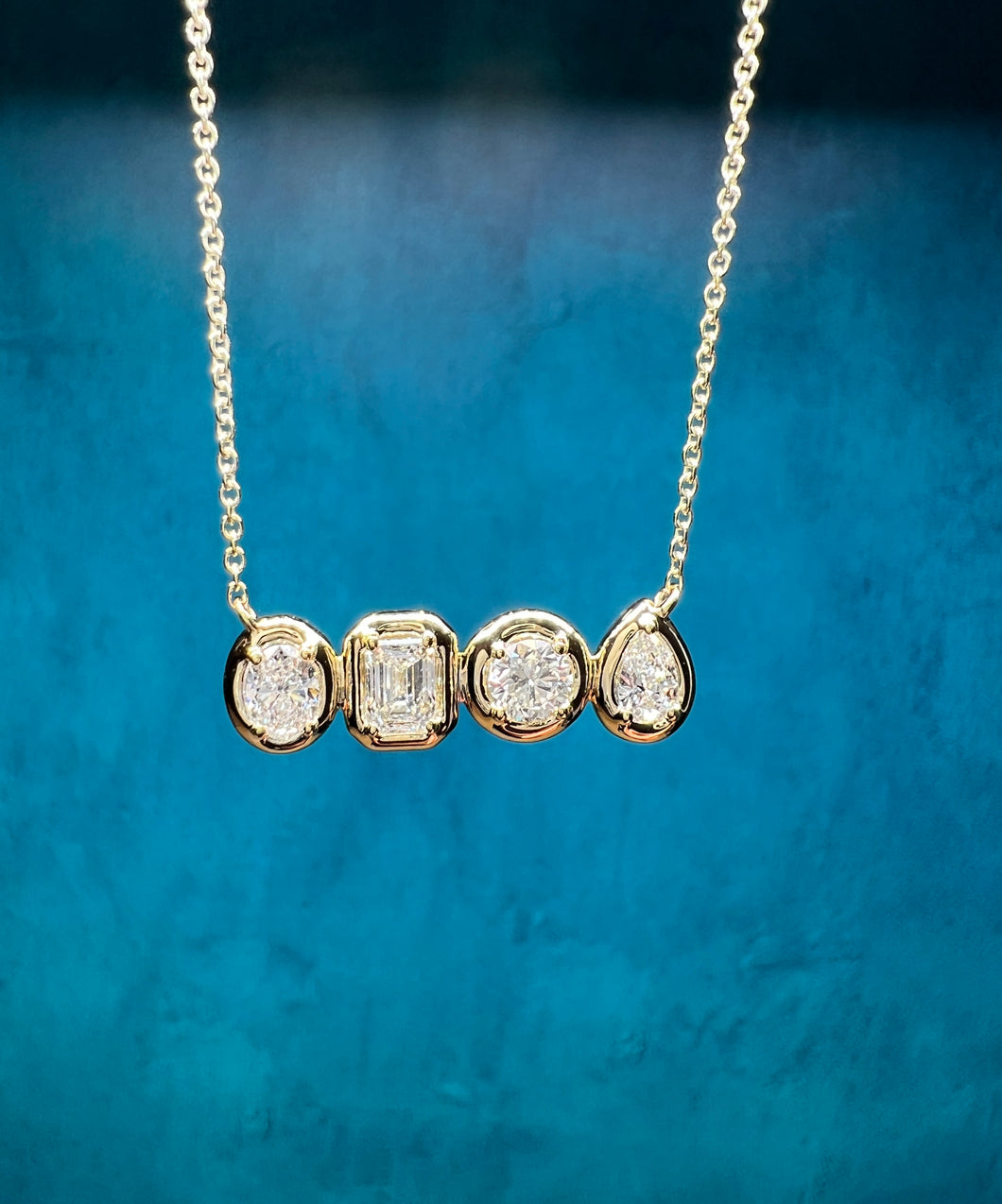 Multi Diamond Necklace