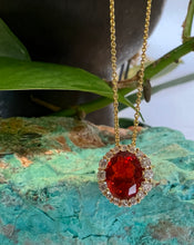 Load image into Gallery viewer, Fire Opal Necklace
