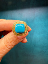 Load image into Gallery viewer, Cushion Turquoise Ring

