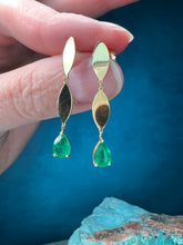 Load image into Gallery viewer, Lauren K Emerald Earrings
