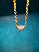 Load image into Gallery viewer, Rolling Barrel Diamond Necklace
