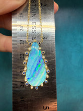 Load image into Gallery viewer, Suzy Landa Opal and Sapphire Necklace
