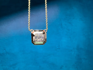 Octagonal Mosaic Diamond Necklace