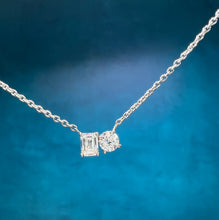 Load image into Gallery viewer, Two Diamond Necklace
