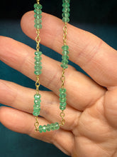 Load image into Gallery viewer, Suzy Landa Emerald Bead Necklace
