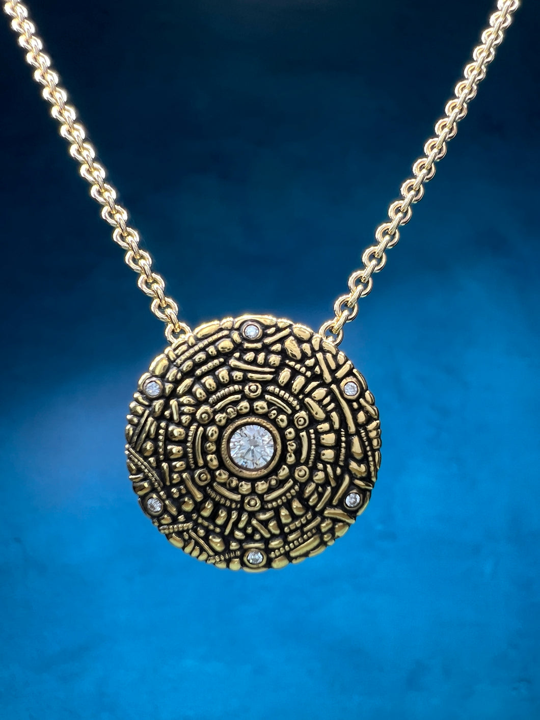 Alex Sepkus Shield Pendant with Chain