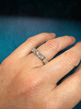 Load image into Gallery viewer, Emerald cut Diamond Band
