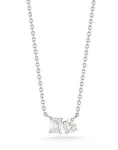 Two Diamond Necklace