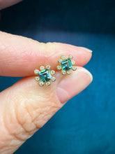 Load image into Gallery viewer, Suzy Landa-Green Tourmaline Firecracker Earrings
