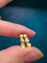 Load image into Gallery viewer, Revilla Nugget Triple Stud Earrings
